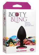 Booty Bling Silicone Jeweled Anal Plugs