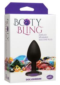 Booty Bling Silicone Jeweled Anal Plugs