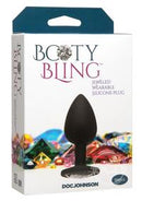 Booty Bling Silicone Jeweled Anal Plugs