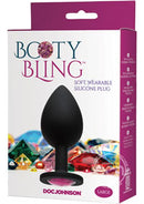 Booty Bling Silicone Jeweled Anal Plugs