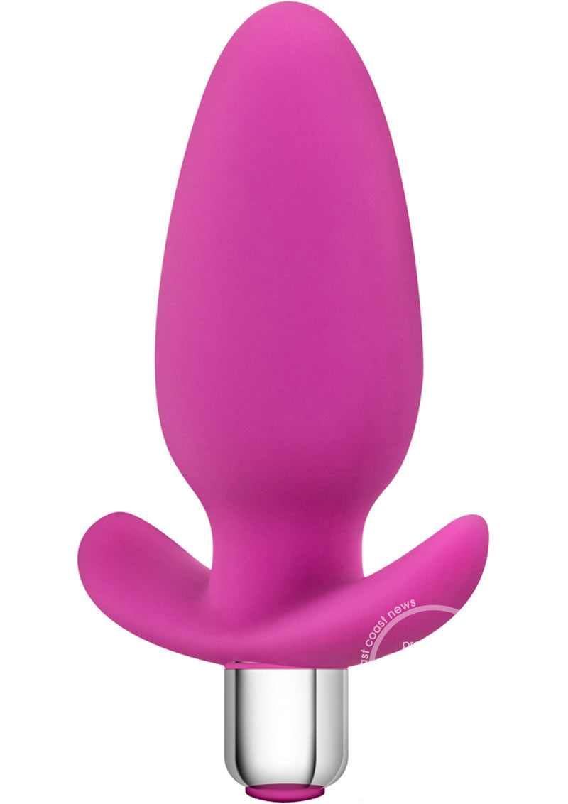 Luxe Little Thumper Vibrating Silicone Anal Plug