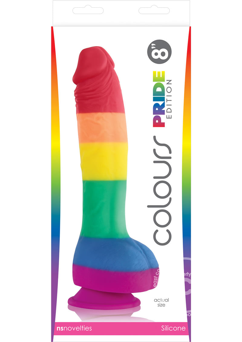 Colours Pride Edition 8-inch Silicone Dildo