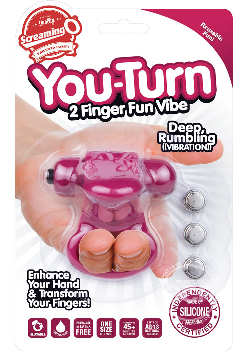 ScreamingO YouTurn 2-Finger Bullet Vibrator
