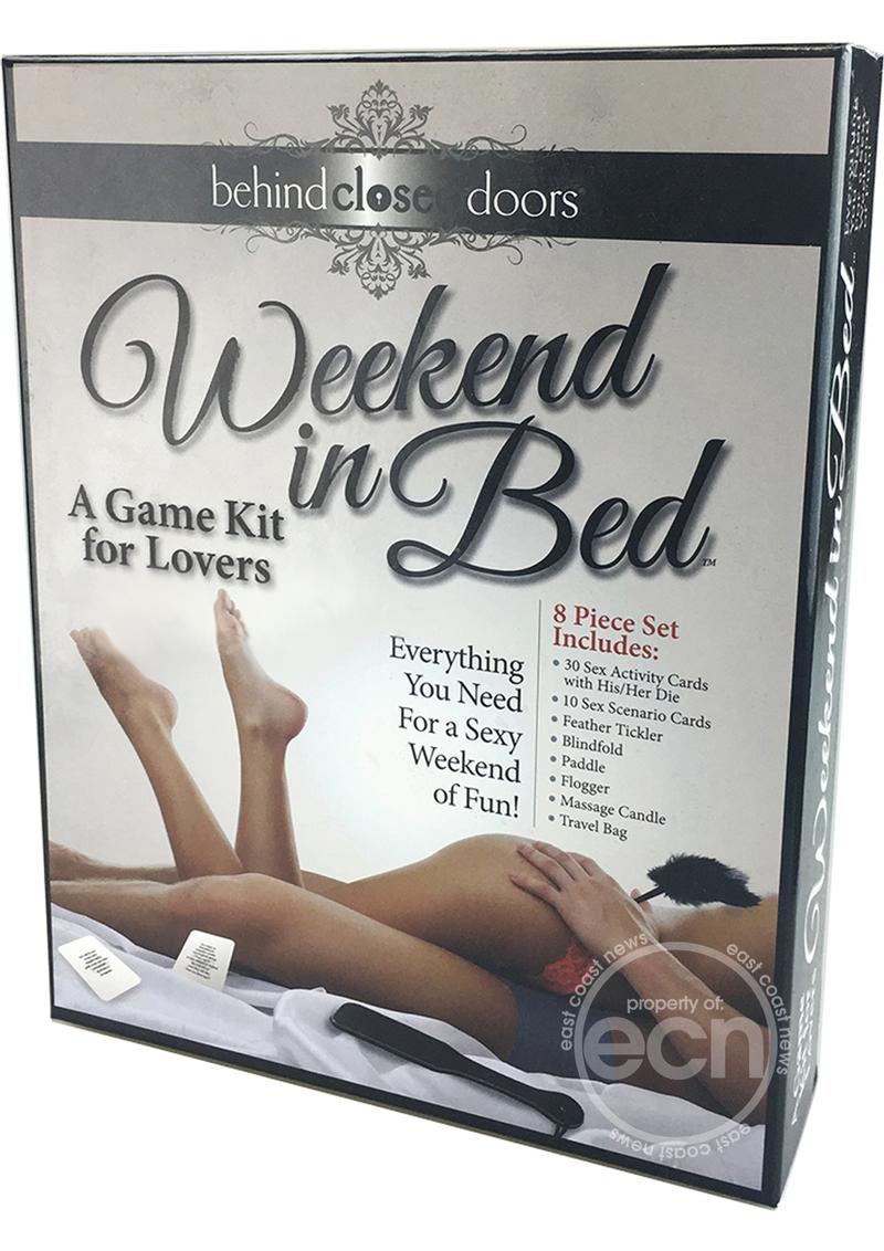 Behind Closed Doors Weekend In Bed Game Kit For Lovers