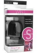 Wand Essentials Strap Cap Silicone Wand Attachment - Black