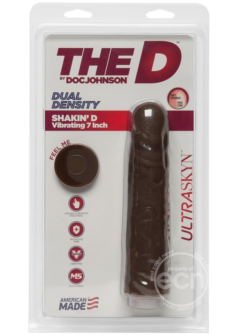 The D - Shakin D Ultraskyn Vibrating Dildo