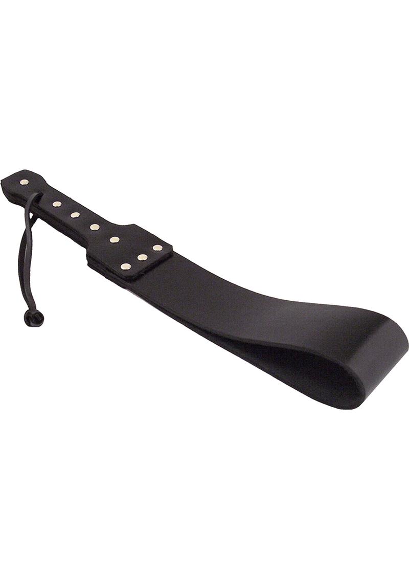 Rouge Folded Leather Paddle with Rivets