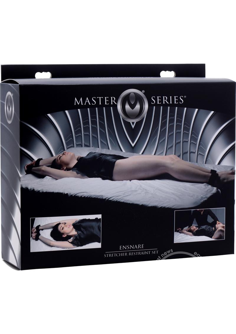 Master Series Ensnare Stretcher Restraint Set - Black