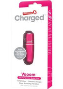 Charged Vooom Rechargeable Rumbly 10-Function Mini Bullet Vibrator