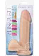 Au Naturel 8" Sensa Feel Dildo with Balls