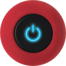 Lady in Red Silicone Rechargeable Flexible Vibrating Bullet - Crimson