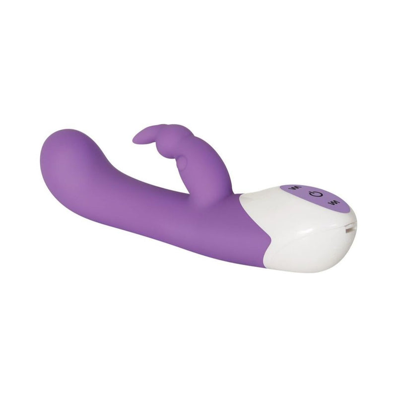 Enchanted Bunny Rechargeable Silicone Rabbit Vibrator - Purple