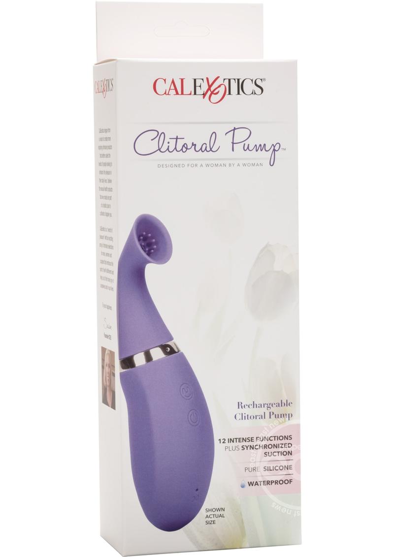 Intimate Pumps Rechargeable Clitoral Pump - Purple