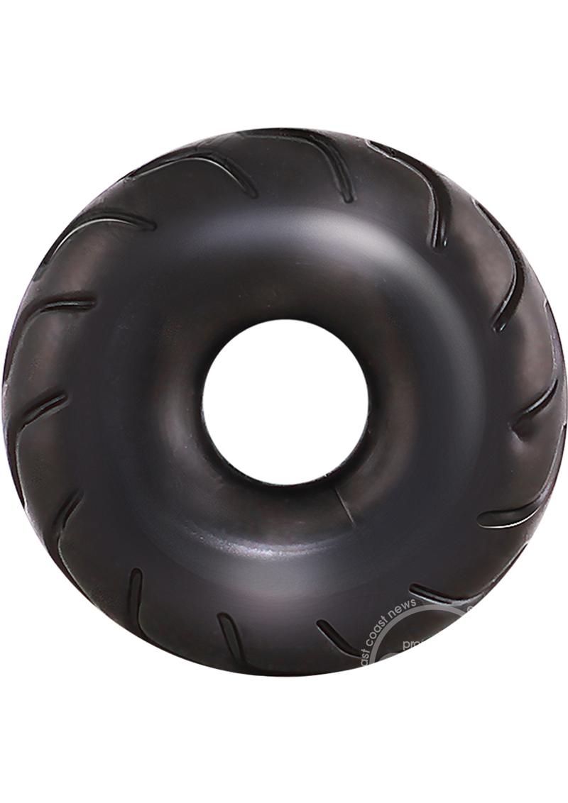 Performance Truck Tire Stretchy Thick Penis Ring - Black