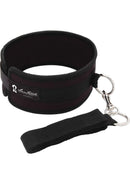 Lux Fetish Collar And Leash Set - Black
