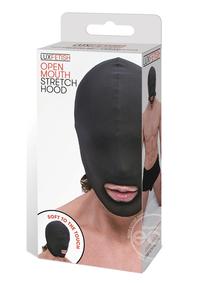 Lux Fetish Stretch BDSM Hoods - Black (One Size)