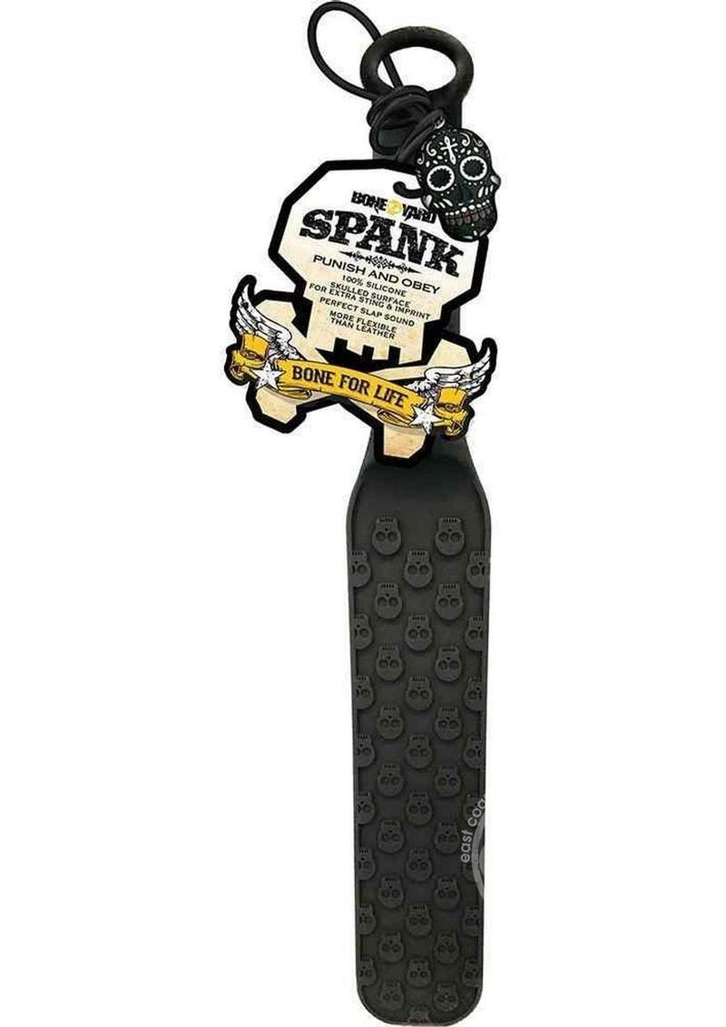 Boneyard - The Spank Silicone Skull Textured Paddle 14.75in