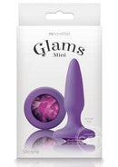 Glams Silicone Anal Plugs with Gem Base