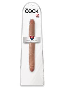 King Cock Slim Double Dildo 12in