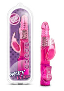 Sexy Things Romping Rabbit Beaded Dual Stimulator - Fuchsia