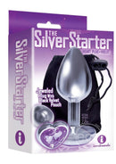 The 9's - The Silver Starter Bejewled Heart Stainless Steel Plug