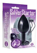 The 9's - The Silver Starter Bejeweled Annodized Stainless Steel Plug