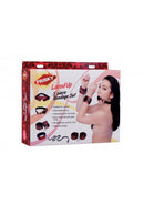 Frisky Laced Up 5-Piece Bondage Set - Red