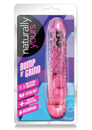 Naturally Yours Bump & Grind Vibrating TPE Dildo