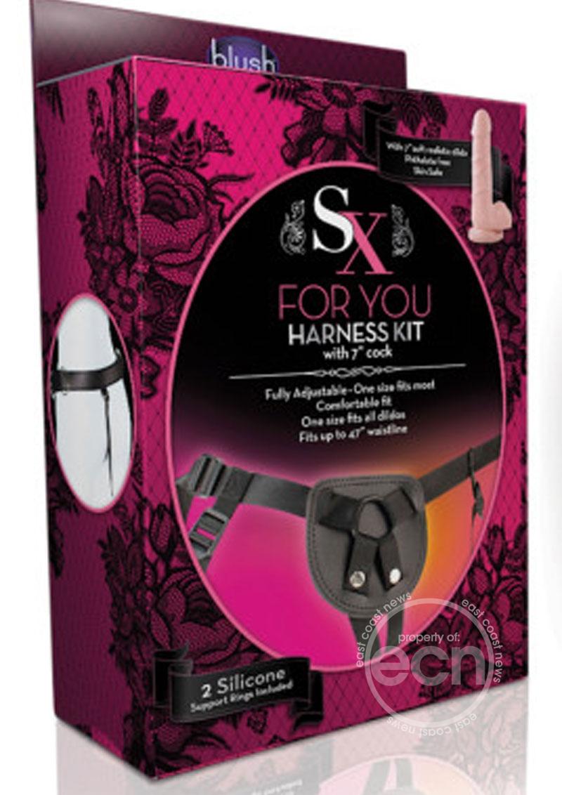 SX For You Harness Kit with 7" Attachment - Black/Vanilla