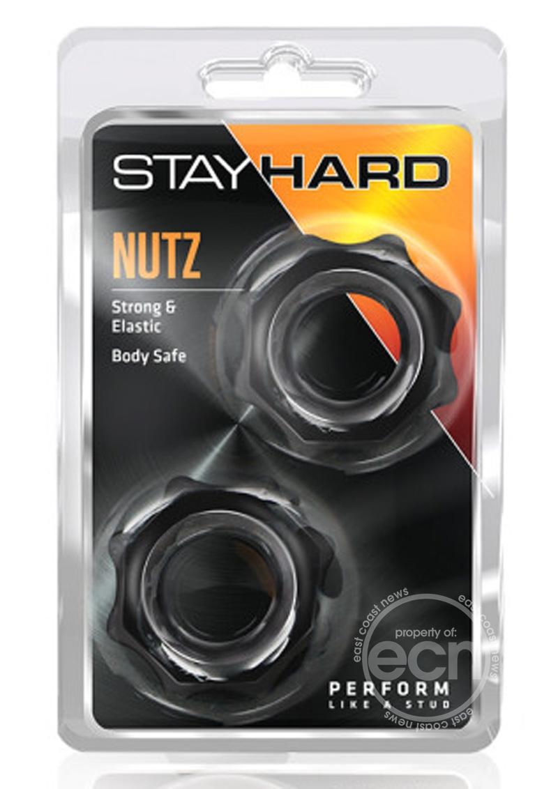 Stay Hard Nutz Stretchy Rings 2-Pack
