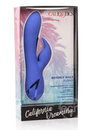 California Dreaming Beverly Hills Bunny Beaded Dual Stimulator - Indigo