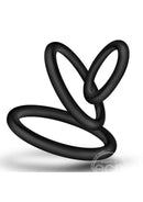 Performance VS4 Pure Premium Silicone 3pc Cock Ring Set