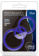 Performance VS4 Pure Premium Silicone 3pc Cock Ring Set