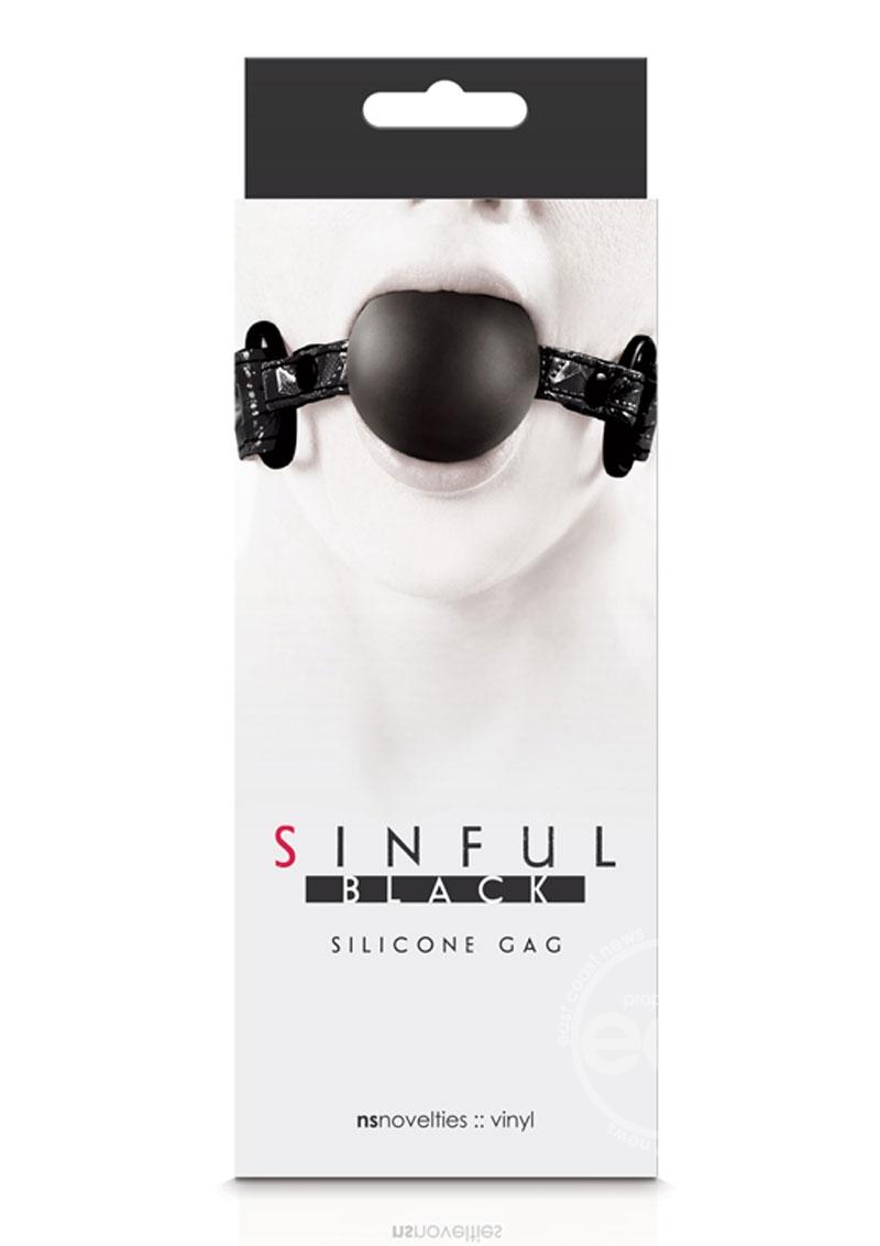 Sinful Silicone Ball Gag