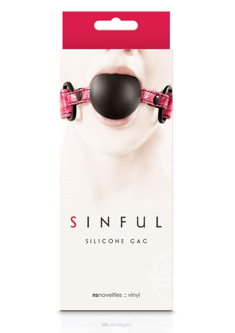 Sinful Silicone Ball Gag