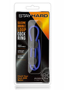 Stay Hard Adjustable Silicone Loop Penis Rings - Double Loop