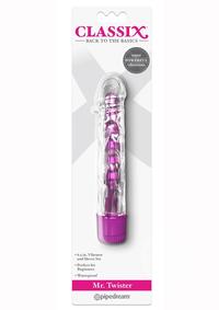 Classix Mr. Twister Vibrator with Sleeve Set