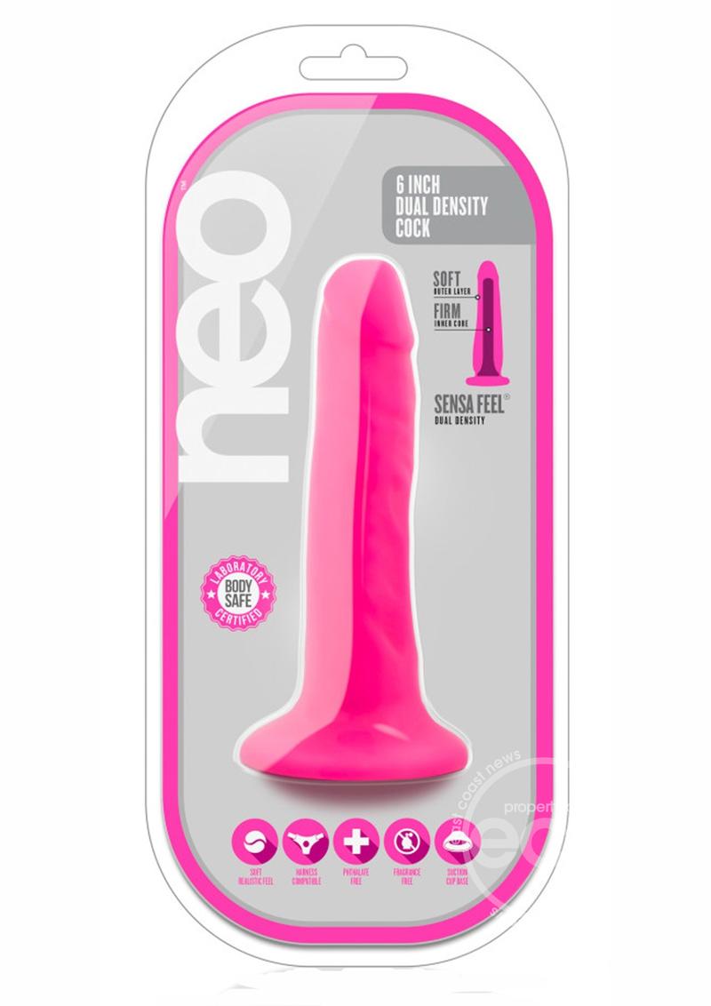 NEO Dual-Density Realistic Bright-Color PVC Dildos with Suction Cup