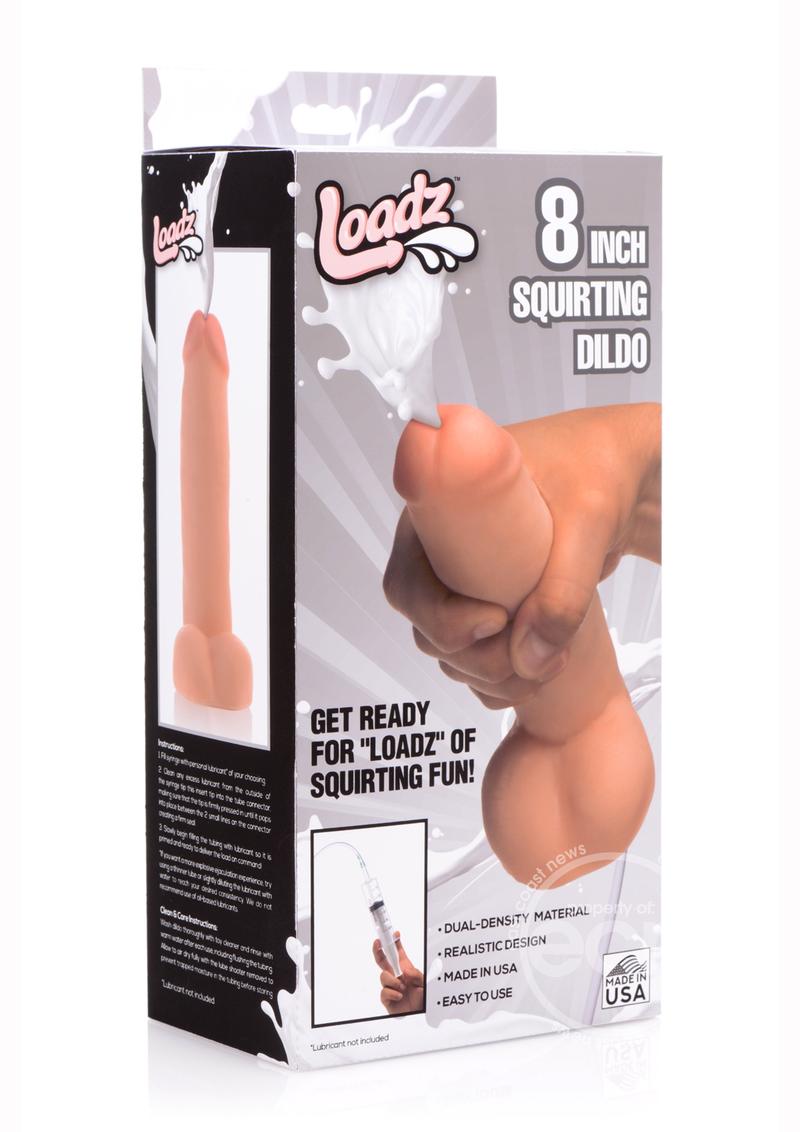 Loadz Dual-Density Squirting Dildos with Syringe Squirters