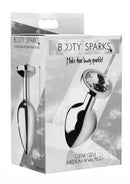 Booty Sparks Clear Gem Aluminum Anal Plugs