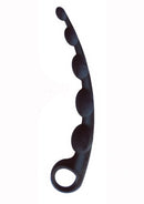 S-Curves Silicone Anal Beads - Black