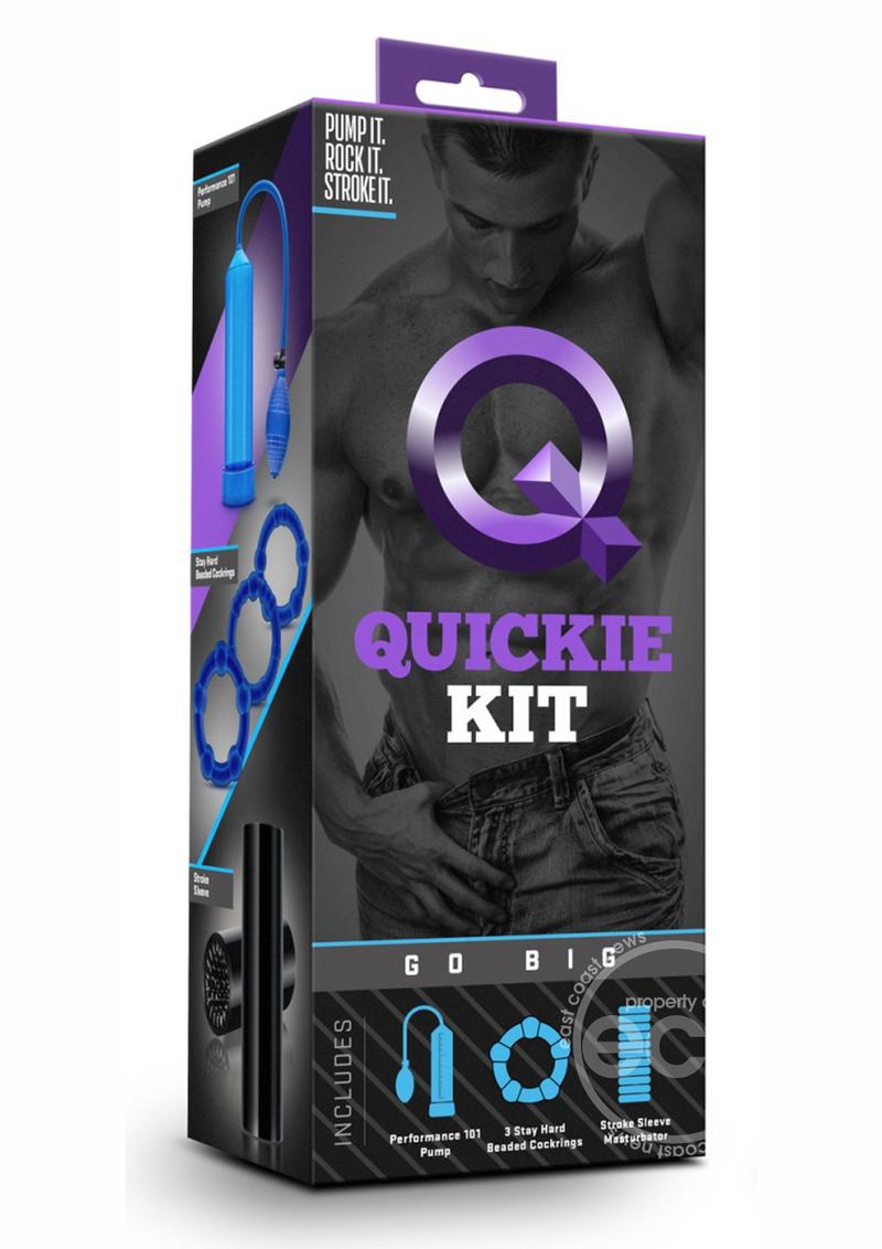 Quickie Kit Go Big Penis Pump Kit