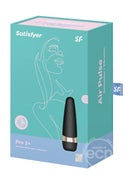 Satisfyer Pro 3+ Vibrating Rechargeable Air Pulsator - Black