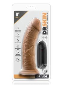 Dr. Skin Dr. Joe Vibrating Dildo with Wired Controller - 8in