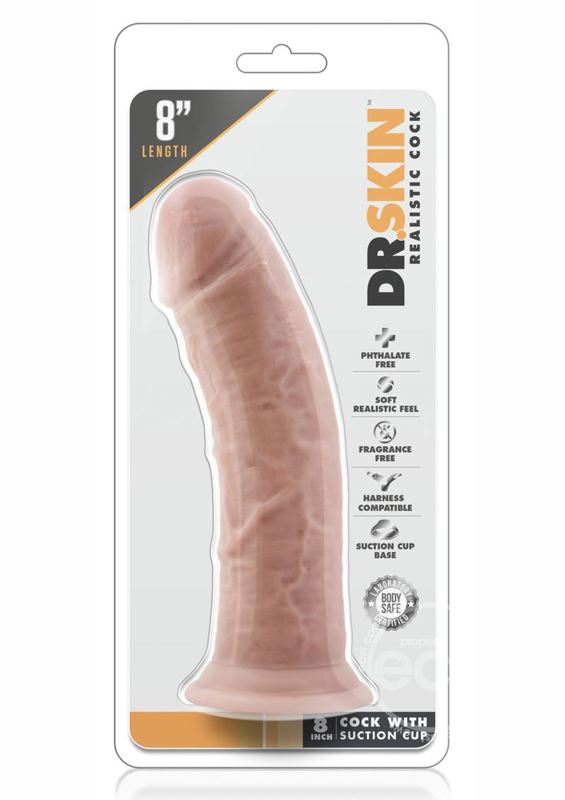 Dr. Skin 8" Cock with Suction Cup