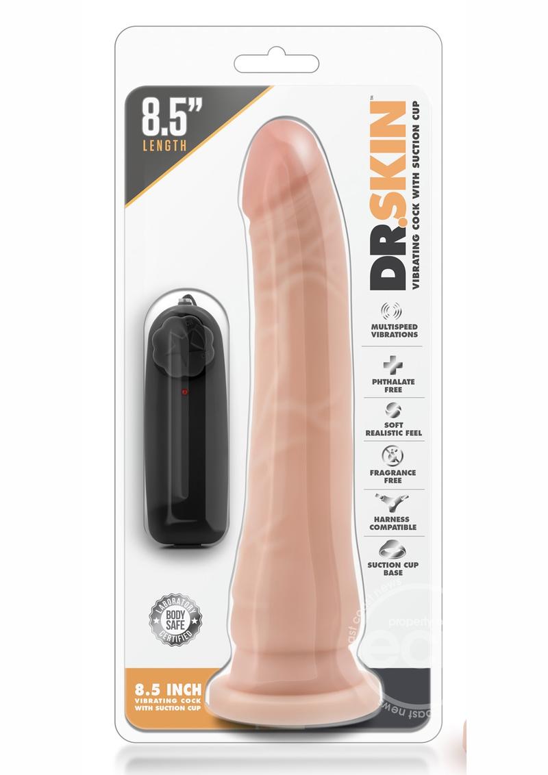Dr. Skin 8.5" Vibrating Cock with Suction Cup