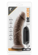 Dr. Skin Dr. Joe Vibrating Dildo with Wired Controller - 8in