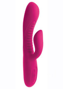 Ultimate Rabbits No. 2 Silicone Vibrating Dual Stimulator - Fuchsia