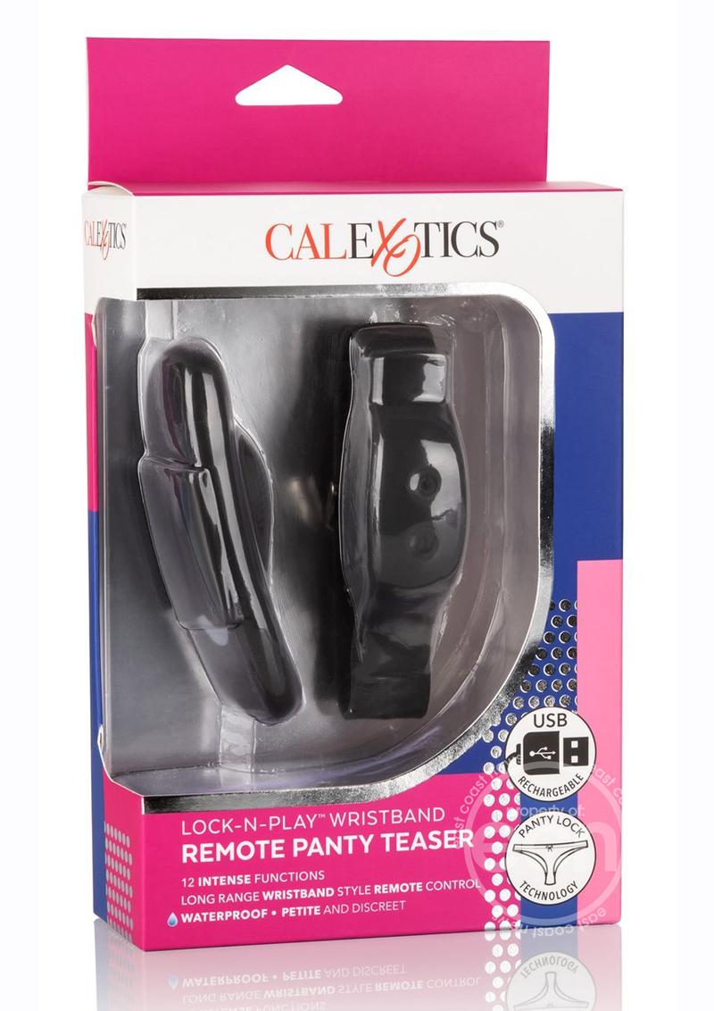 Lock-N-Play Wristband Remote Control Rechargeable Panty Teaser