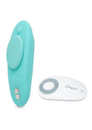 We-Vibe Moxie+ Wearable Rechargeable Silicone Panty Vibe Clitoral Stimulator with Remote